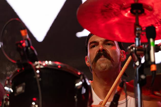 17.07.2026, Bellinzona, Parco Urbano, Nevermind Music Fest 2026: The Rumjacks, Pietro Della Sala (drums) Bellinzona Parco Urbano Ticino Switzerland *** July 17, 2026, Bellinzona, Parco Urbano, Nevermind Music Fest 2026: The Rumjacks, Pietro Della Sala on drums, Bellinzona, Parco Urbano, Ticino, Switzerland Copyright: xJustPictures.ch FrancescoxMinghettix jp-en-FrMi-_NG_0421