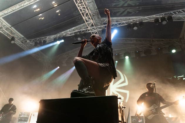 July 18, 2026, Belgrade, Central Serbia, Serbia: 2026717, Belgrade, Serbia -British rock band Skunk Anansie perform live on stage during a concert at the Open Air Corner in Luka Beograd. SKIN performs on stage. Belgrade Serbia  - ZUMAd223 20260718_zip_d223_002 Copyright: xMarkoxDimicx
