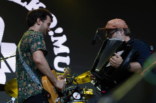 17.07.2026, Bellinzona, Parco Urbano, Nevermind Music Fest 2026: PALKO!MUSKI, Nadav Bergfreund (guitars & backing vocals) and Christoph Stöff Craviolini (accordion & backing vocals) Bellinzona Parco Urbano Ticino Switzerland *** July 17, 2026, Bellinzona, Parco Urbano, Nevermind Music Fest 2026 PALKO MUSKI, Nadav Bergfreund on guitars and backing vocals, and Christoph Stöff Craviolini on accordion and backing vocals, Bellinzona, Parco Urbano, Ticino, Switzerland Copyright: xJustPictures.ch FrancescoxMinghettix jp-en-FrMi-_NG_0073