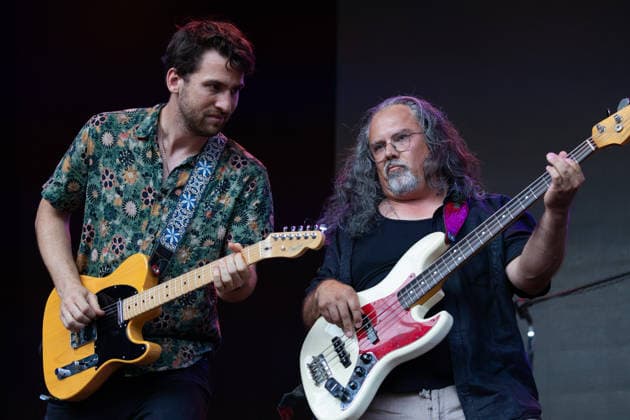 17.07.2026, Bellinzona, Parco Urbano, Nevermind Music Fest 2026: PALKO!MUSKI, Nadav Bergfreund (guitars & backing vocals) and Matthias Honegger (bass, backing vocals & saxophone) Bellinzona Parco Urbano Ticino Switzerland *** July 17, 2026, Bellinzona, Parco Urbano, Nevermind Music Fest 2026 PALKO MUSKI, Nadav Bergfreund on guitars and backing vocals, and Matthias Honegger on bass, backing vocals, and saxophone; Bellinzona, Parco Urbano, Ticino, Switzerland Copyright: xJustPictures.ch FrancescoxMinghettix jp-en-FrMi-_NG_0445