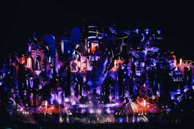 Tomorrowland s mainstage pictured during the first day of the Tomorrowland electronic music festival, Friday 17 July 2026, in Boom. The first weekend of the 20th edition of the festival takes place at the De Schorre terrain in Boom, from 17 to 19 July.  EMILExWINDAL 181392546