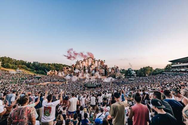 Tomorrowland s mainstage pictured during the first day of the Tomorrowland electronic music festival, Friday 17 July 2026, in Boom. The first weekend of the 20th edition of the festival takes place at the De Schorre terrain in Boom, from 17 to 19 July.  EMILExWINDAL 181392553