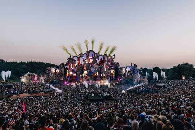 Tomorrowland s mainstage pictured during the first day of the Tomorrowland electronic music festival, Friday 17 July 2026, in Boom. The first weekend of the 20th edition of the festival takes place at the De Schorre terrain in Boom, from 17 to 19 July.  EMILExWINDAL 181392578