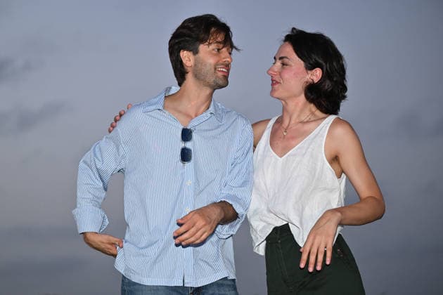 News - Romana Maggiora Vergano and Paolo Strippoli at Puntasacra Film Fest Paolo Strippoli and Romana Maggiora Vergano before the screening of La Valle dei Sorrisi at the Puntasacra Film Fest on July 17, 2026, in Idroscalo di Ostia, Rome, Italy. Rome Idroscalo di Ostia Italy Copyright: xDomenicoxCippitellix xLiveMediax LPN_2569354