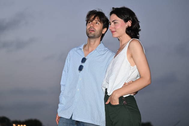 News - Romana Maggiora Vergano and Paolo Strippoli at Puntasacra Film Fest Paolo Strippoli and Romana Maggiora Vergano before the screening of La Valle dei Sorrisi at the Puntasacra Film Fest on July 17, 2026, in Idroscalo di Ostia, Rome, Italy. Rome Idroscalo di Ostia Italy Copyright: xDomenicoxCippitellix xLiveMediax LPN_2569355