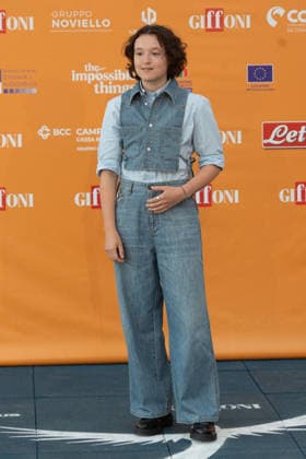 56th Giffoni Film Festival - Photocall Sunny Dancer British actress Bella Ramsey attends the photocall for the film Sunny Dancer during the 56th edition of the Giffoni Film Festival in Giffoni Valle Piana, Italy on July 17, 2026. Photo by Andrea Bracaglia ABACAPRESS.COM Giffoni Valle Piana Italy Italy  Copyright: xBracagliaxAndrea ABACAx