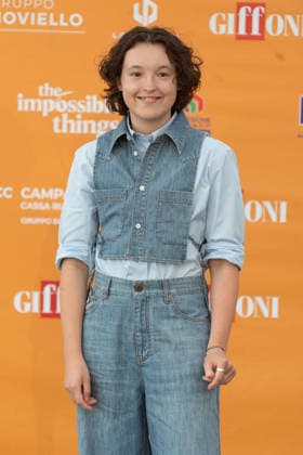 56th Giffoni Film Festival - Photocall Sunny Dancer British actress Bella Ramsey attends the photocall for the film Sunny Dancer during the 56th edition of the Giffoni Film Festival in Giffoni Valle Piana, Italy on July 17, 2026. Photo by Andrea Bracaglia ABACAPRESS.COM Giffoni Valle Piana Italy Italy  Copyright: xBracagliaxAndrea ABACAx