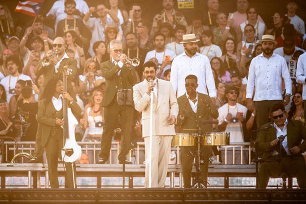 Music Concert - Bad Bunny - DeBÃ TiRAR MaS FOToS World Tour Bad Bunny (Benito Antonio Martinez Ocasio) Milan Ippodromo SNAI La Maura Italy Copyright: xMirkoxFava TSCKx xLiveMediax LPM_2569579