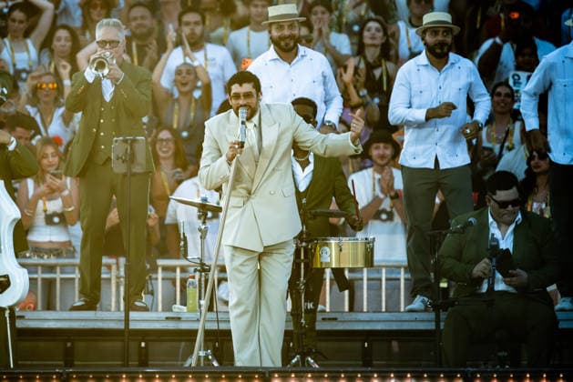 Music Concert - Bad Bunny - DeBÃ TiRAR MaS FOToS World Tour Bad Bunny (Benito Antonio Martinez Ocasio) Milan Ippodromo SNAI La Maura Italy Copyright: xMirkoxFava TSCKx xLiveMediax LPM_2569582