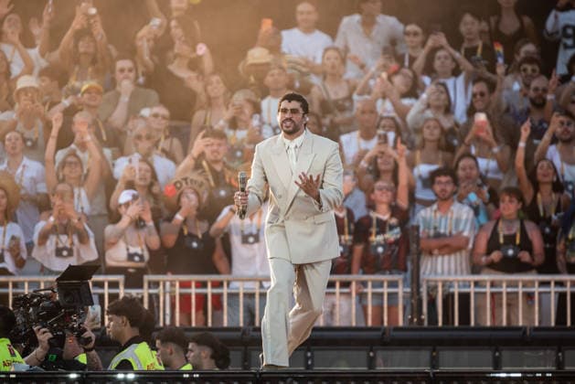 Music Concert - Bad Bunny - DeBÃ TiRAR MaS FOToS World Tour Bad Bunny (Benito Antonio Martinez Ocasio) Milan Ippodromo SNAI La Maura Italy Copyright: xMirkoxFava TSCKx xLiveMediax LPM_2569592
