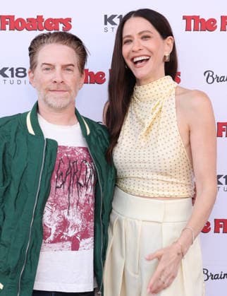 Inside arrivals for the Los Angeles premiere of The Floaters at Laemmle Royal Featuring: Seth Green, Jackie Tohn Where: Los Angeles, California, United States When: 17 Jul 2026 Credit: Faye s Vision Cover Images EDITORIAL USE ONLY. NOT FOR USE BY NEWSPAPERS BASED IN THE UK. Copyright: xx coverimg55860536