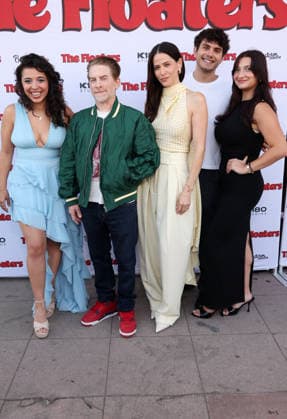 Inside arrivals for the Los Angeles premiere of The Floaters at Laemmle Royal Featuring: Bekah Zornosa, Seth Green, Jackie Tohn, Ben Krieger, Jillian Jordan Where: Los Angeles, California, United States When: 17 Jul 2026 Credit: Faye s Vision Cover Images EDITORIAL USE ONLY. NOT FOR USE BY NEWSPAPERS BASED IN THE UK. Copyright: xx coverimg55860523