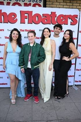 Inside arrivals for the Los Angeles premiere of The Floaters at Laemmle Royal Featuring: The Floaters Cast Where: Los Angeles, California, United States When: 17 Jul 2026 Credit: Jacob Lewis INSTARimages EDITORIAL USE ONLY. NOT FOR USE BY NEWSPAPERS BASED IN THE UK. Copyright: xx instar55860650