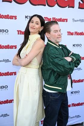Inside arrivals for the Los Angeles premiere of The Floaters at Laemmle Royal Featuring: Seth Green, Jackie Tohn Where: Los Angeles, California, United States When: 17 Jul 2026 Credit: Jacob Lewis INSTARimages EDITORIAL USE ONLY. NOT FOR USE BY NEWSPAPERS BASED IN THE UK. Copyright: xx instar55860642