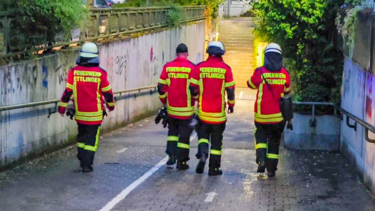 RECORD DATE NOT STATED Schockierender Vorfall in Regionalzug in Ettlingen: Streit bei Fahrscheinkontrolle mit betrunkenem Fahrgast in Personenzug eskaliert - Mitarbeiter der DB-Sicherheit stürzt nach Gerangel aus fahrendem Zug und erleidet lebensgefährliche Verletzungen - Fah Ein Mitarbeiter der DB-Sicherheit wurde am Freitagabend lebensgefährlich verletzt, nachdem er im Verlauf einer körperlichen Auseinandersetzung aus einem fahrenden Zug gestürzt war. Nach derzeitigem Stand der Ermittlungen kontrollierten Fahrscheinprüfer gegen 19:35 Uhr auf der Bahnstrecke von Offenburg nach Karlsruhe einen 36-jährigen deutschen Fahrgast. Im Zusammenhang mit der Fahrscheinkontrolle kam es wohl zu einem verbalen Streit, weshalb zwei Mitarbeiter der DB-Sicherheit hinzugez Copyright: xMelaniexKeulx xEinsatzReport24x