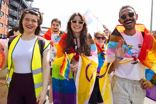 July 18, 2026, Glasgow, Scotland, UK: Thousands of participants took part in this yearÃ¢â‚¬â ¢s Glasgow Pride, following a route from Glasgow Green through the city centre. The event has earned the reputation as one of the largest and friendliest Pride events in the UK. Glasgow UK - ZUMAs357 20260718_zip_s357_007 Copyright: xCameronxScottx
