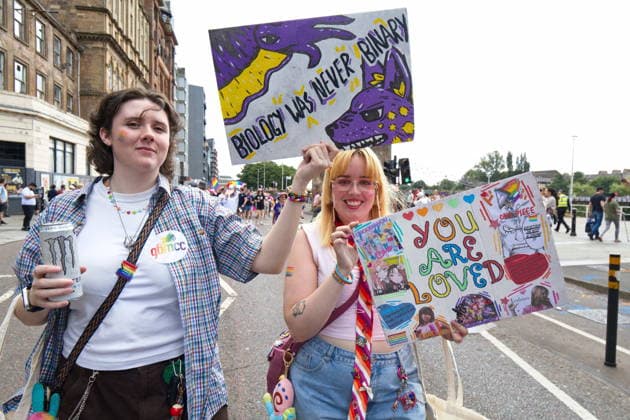 July 18, 2026, Glasgow, Scotland, UK: Thousands of participants took part in this yearÃ¢â‚¬â ¢s Glasgow Pride, following a route from Glasgow Green through the city centre. The event has earned the reputation as one of the largest and friendliest Pride events in the UK. Glasgow UK  - ZUMAs357 20260718_zip_s357_012 Copyright: xCameronxScottx