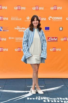 IPA86783260 - Giffoni Vallepiana Giffoni Festival 2026 Photocall for If I Don t Come Back Tomorrow, Pictured: Sabrina Martina  Copyright: xVincenzoxLandix xVincenzoxLandix 86783260