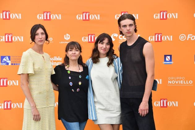 IPA86783267 - Giffoni Vallepiana Giffoni Festival 2026 Photocall for If I Don t Come Back Tomorrow, Pictured: Tecla Bossi, Paola Randi, Sabrina, Martina, Tommaso Allione  Copyright: xVincenzoxLandix xVincenzoxLandix 86783267