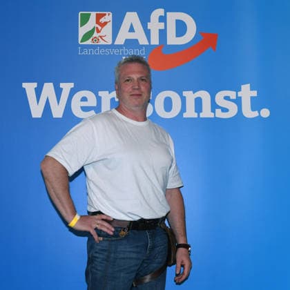 Listenaufstellung der AfD NRW am 18.07.2026 im Eventzentrum.NRW in Marl Igor Tabakman ( AfD, Kreisverband Heinsberg ) *** AfD NRW Candidate List Announcement on July 18, 2026, at the Eventzentrum NRW in Marl Igor Tabakman, AfD, Heinsberg District Chapter xRx