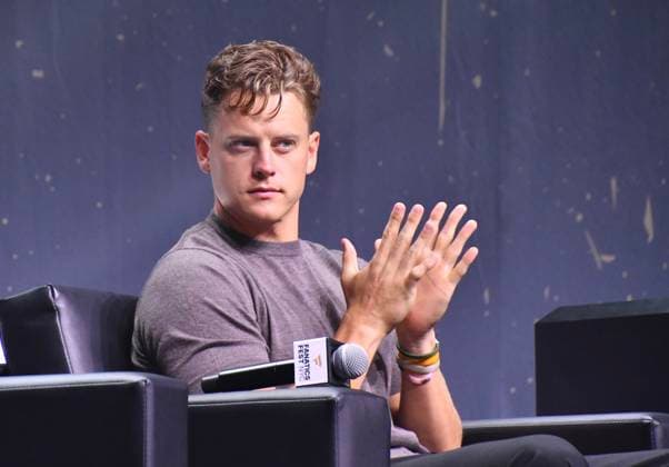 NEW YORK, NY - JULY 18: Joe Burrow during Strike The Pose at day 3 of Fanatics Fest NYC on July 18, 2026 at Javits Center in New York City. Copyright: xMediaPunchx