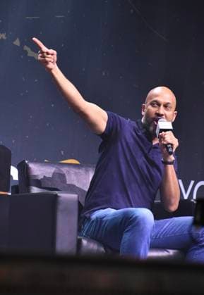 NEW YORK, NY - JULY 18: Keegan-Michael Key during Strike The Pose at day 3 of Fanatics Fest NYC on July 18, 2026 at Javits Center in New York City. Copyright: xMediaPunchx