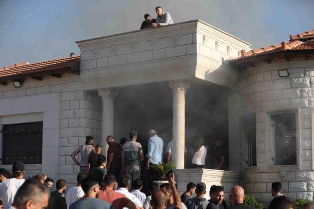 July 18, 2026, Nablus, West Bank, Palestine: Nablus, Palestine. 18 7 2026. Israeli settlers set fire to an inhabited Palestinian house in the village of Tell, southwest of Nablus in the northern occupied West Bank, causing extensive material damage to the building. In a separate act, settlers also burned agricultural land belonging to residents of the village, resulting in further property losses. Nablus Palestine - ZUMAd99_ 20260718_zap_d99_007 Copyright: xMohammedxTurabix
