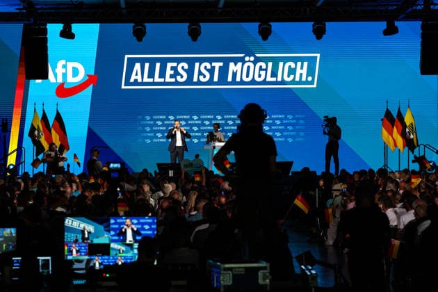 Ulrich Siegmund (AfD, Sachsen-Anhalt) - Wahlkampfauftaktveranstaltung der AfD Sachsen-Anhalt in der Messe Magdeburg am Sonnabend, den 18. Juli 2026 in Magdeburg. *** Ulrich Siegmund, AfD, Saxony-Anhalt: Kickoff event for the AfD Saxony-Anhalt election campaign at the Magdeburg Exhibition Center on Saturday, July 18, 2026, in Magdeburg