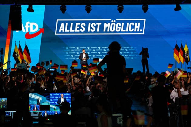 Ulrich Siegmund (AfD, Sachsen-Anhalt) - Wahlkampfauftaktveranstaltung der AfD Sachsen-Anhalt in der Messe Magdeburg am Sonnabend, den 18. Juli 2026 in Magdeburg. *** Ulrich Siegmund, AfD, Saxony-Anhalt: Kickoff event for the AfD Saxony-Anhalt election campaign at the Magdeburg Exhibition Center on Saturday, July 18, 2026, in Magdeburg
