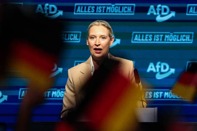 Alice Elisabeth Weidel (AfD) - Wahlkampfauftaktveranstaltung der AfD Sachsen-Anhalt in der Messe Magdeburg am Sonnabend, den 18. Juli 2026 in Magdeburg. *** Alice Elisabeth Weidel: AfD Saxony-Anhalt’s campaign kickoff event at the Magdeburg Exhibition Center on Saturday, July 18, 2026, in Magdeburg