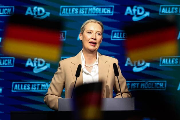 Alice Elisabeth Weidel (AfD) - Wahlkampfauftaktveranstaltung der AfD Sachsen-Anhalt in der Messe Magdeburg am Sonnabend, den 18. Juli 2026 in Magdeburg. *** Alice Elisabeth Weidel: AfD Saxony-Anhalt’s campaign kickoff event at the Magdeburg Exhibition Center on Saturday, July 18, 2026, in Magdeburg