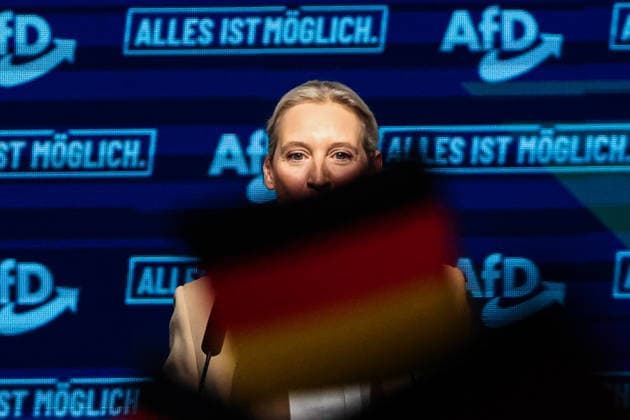 Alice Elisabeth Weidel (AfD) - Wahlkampfauftaktveranstaltung der AfD Sachsen-Anhalt in der Messe Magdeburg am Sonnabend, den 18. Juli 2026 in Magdeburg. *** Alice Elisabeth Weidel: AfD Saxony-Anhalt’s campaign kickoff event at the Magdeburg Exhibition Center on Saturday, July 18, 2026, in Magdeburg