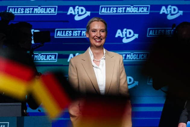 Alice Elisabeth Weidel (AfD) - Wahlkampfauftaktveranstaltung der AfD Sachsen-Anhalt in der Messe Magdeburg am Sonnabend, den 18. Juli 2026 in Magdeburg. *** Alice Elisabeth Weidel: AfD Saxony-Anhalt’s campaign kickoff event at the Magdeburg Exhibition Center on Saturday, July 18, 2026, in Magdeburg