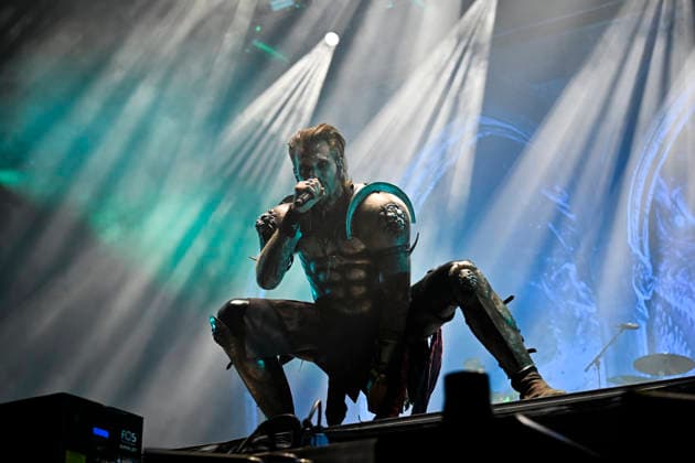 Singer Hodi from the German metal band Feuerschwanz performs during the International Music Festival Masters of Rock in Vizovice near Zlin, Czech Republic, on July 18, 2026. (CTKxPhoto DaliborxGluck) CTKPhotoP2026071805038  CTKPhotoP2026071805038
