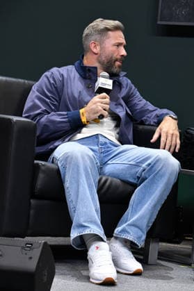 NEW YORK, NY - JULY 18: Julian Edelman during Exciting Mics with Cooper DeJean and Reed Blankenship at day 3 of Fanatics Fest NYC on July 18, 2026 at Javits Center in New York City. Copyright: xmpi099 MediaPunchx