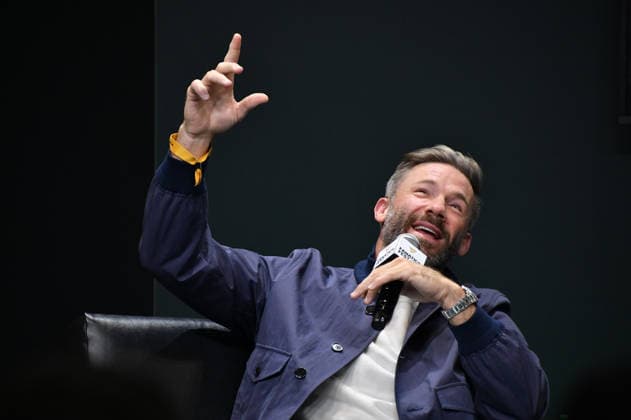 NEW YORK, NY - JULY 18: Julian Edelman during Exciting Mics with Cooper DeJean and Reed Blankenship at day 3 of Fanatics Fest NYC on July 18, 2026 at Javits Center in New York City. Copyright: xmpi099 MediaPunchx