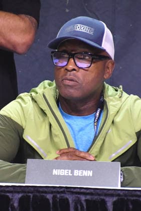 NEW YORK, NY - JULY 18: Nigel Benn pictured during Zuffa Boxing Press Conference on day 3 of Fanatics Fest NYC on July 18, 2026 at Javits Center in New York City. Copyright: xmpi099 MediaPunchx
