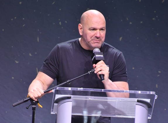NEW YORK, NY - JULY 18: Dana White pictured during Zuffa Boxing Press Conference on day 3 of Fanatics Fest NYC on July 18, 2026 at Javits Center in New York City. Copyright: xmpi099 MediaPunchx