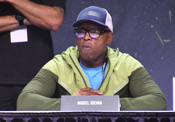 NEW YORK, NY - JULY 18: Nigel Benn pictured during Zuffa Boxing Press Conference on day 3 of Fanatics Fest NYC on July 18, 2026 at Javits Center in New York City. Copyright: xmpi099 MediaPunchx