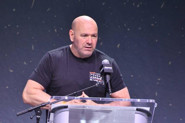 NEW YORK, NY - JULY 18: Dana White pictured during Zuffa Boxing Press Conference on day 3 of Fanatics Fest NYC on July 18, 2026 at Javits Center in New York City. Copyright: xmpi099 MediaPunchx