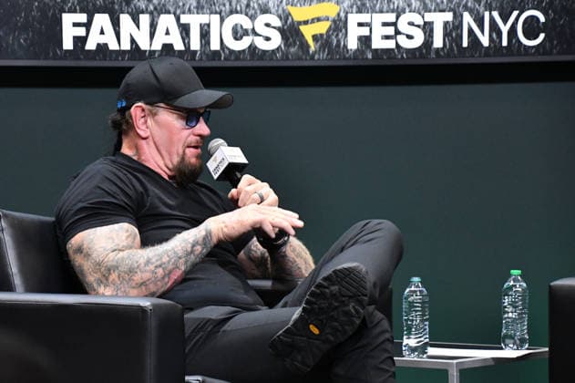NEW YORK, NY - JULY 18: Mark Calaway, aka, The Undertaker, pictured during Insight With Chris Van Vliet on day 3 of Fanatics Fest NYC on July 18, 2026 at Javits Center in New York City. Copyright: xmpi099 MediaPunchx