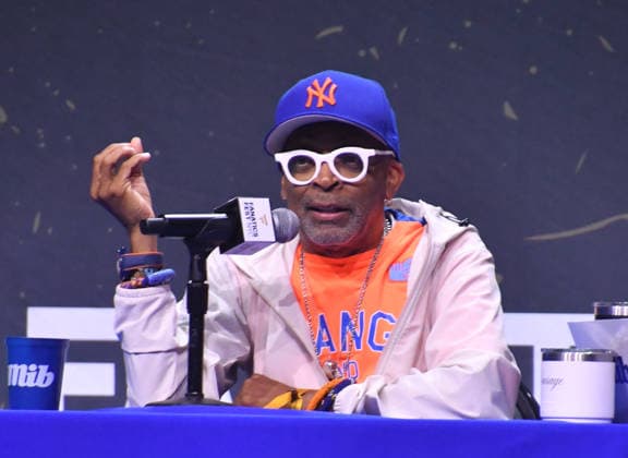 NEW YORK, NY - JULY 18: Spike Lee pictured during Men in Blazers on day 3 of Fanatics Fest NYC on July 18, 2026 at Javits Center in New York City. Copyright: xmpi099 MediaPunchx