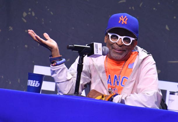 NEW YORK, NY - JULY 18: Spike Lee pictured during Men in Blazers on day 3 of Fanatics Fest NYC on July 18, 2026 at Javits Center in New York City. Copyright: xmpi099 MediaPunchx