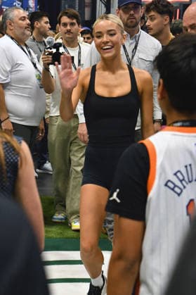 NEW YORK, NY - JULY 18: Livvy Dunne pictured during day 3 of Fanatics Fest NYC on July 18, 2026 at Javits Center in New York City. Copyright: xmpi099 MediaPunchx