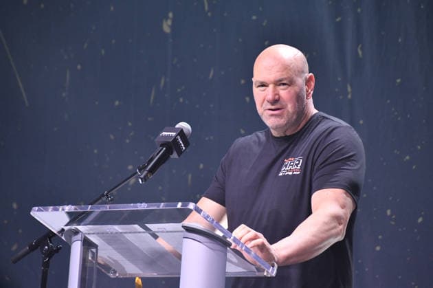 NEW YORK, NY - JULY 18: Dana White pictured during Zuffa Boxing Press Conference on day 3 of Fanatics Fest NYC on July 18, 2026 at Javits Center in New York City. Copyright: xmpi099 MediaPunchx