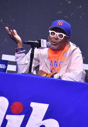 NEW YORK, NY - JULY 18: Spike Lee pictured during Men in Blazers on day 3 of Fanatics Fest NYC on July 18, 2026 at Javits Center in New York City. Copyright: xmpi099 MediaPunchx