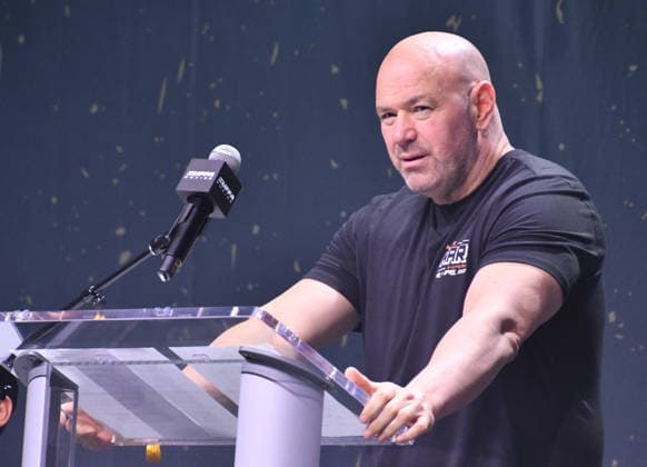 NEW YORK, NY - JULY 18: Dana White pictured during Zuffa Boxing Press Conference on day 3 of Fanatics Fest NYC on July 18, 2026 at Javits Center in New York City. Copyright: xmpi099 MediaPunchx