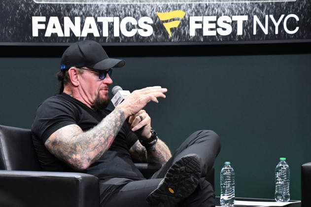 NEW YORK, NY - JULY 18: Mark Calaway, aka, The Undertaker, pictured during Insight With Chris Van Vliet on day 3 of Fanatics Fest NYC on July 18, 2026 at Javits Center in New York City. Copyright: xmpi099 MediaPunchx