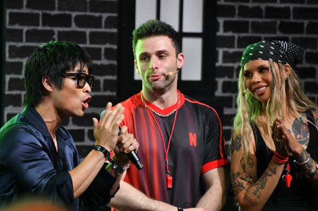 NEW YORK, NY - JULY 18: Dallas Liu pictured during Netflix Games and FIFA: The Couch Cup on day 3 of Fanatics Fest NYC on July 18, 2026 at Javits Center in New York City. Copyright: xmpi099 MediaPunchx