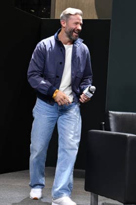 NEW YORK, NY - JULY 18: Julian Edelman during Exciting Mics with Cooper DeJean and Reed Blankenship at day 3 of Fanatics Fest NYC on July 18, 2026 at Javits Center in New York City. Copyright: xmpi099 MediaPunchx